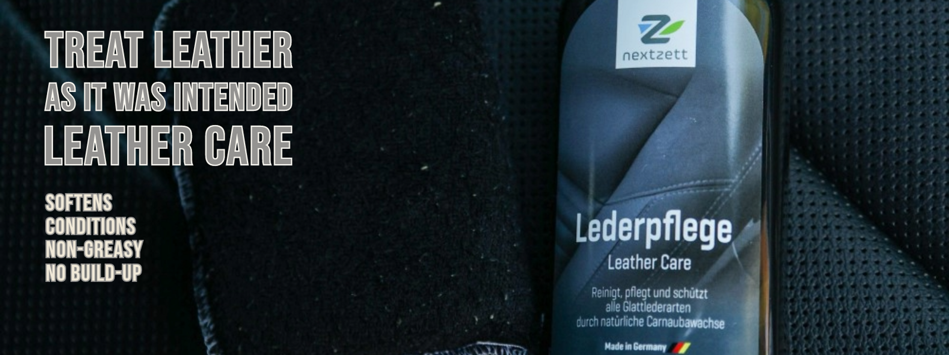 nextzett Leather Care Cleaner and Conditioner