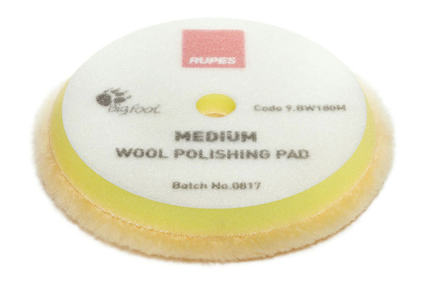 Rupes Medium Wool Pad - Yellow 6.7 IN