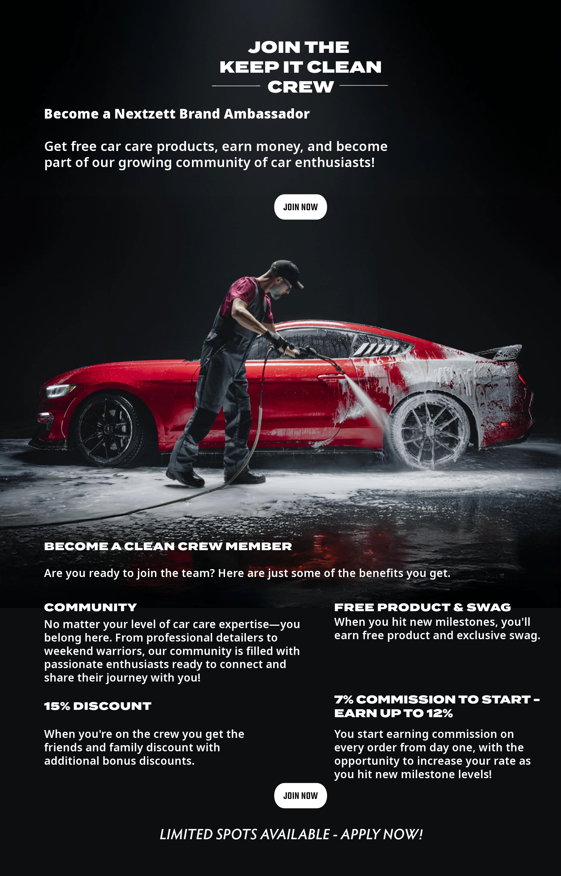 nextzett Brand Ambassador Program Keep It Clean Crew