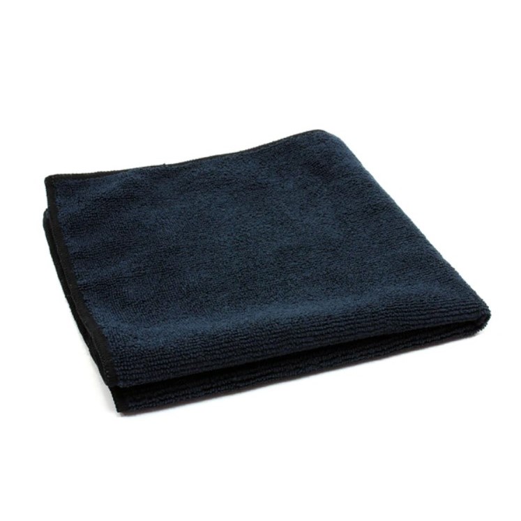 Waffle Weave Microfiber 16x16 Towel with Black Trim