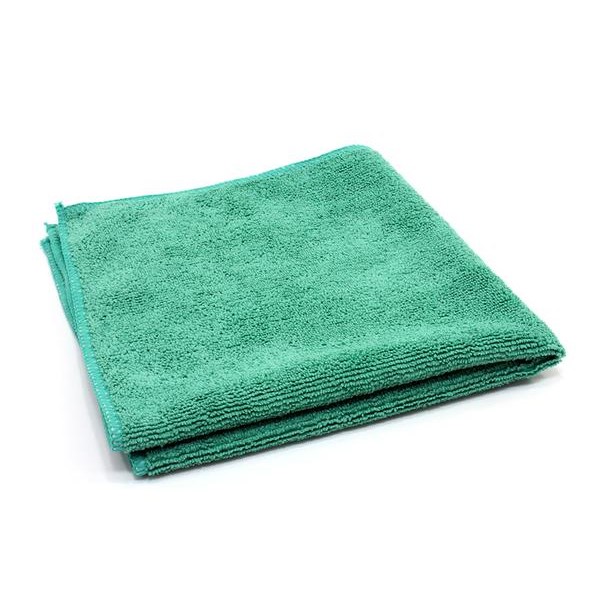 Super Soft Deluxe Green Microfiber Towels with Rolled Edges, 3 Pack