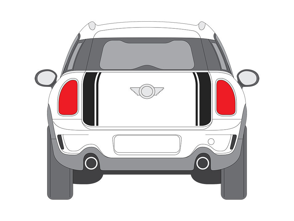 4 Stukken Auto Naafdoppen voor MINI Countryman One/Cooper/Cooper S, Auto Velgen Naaf Naafdoppen Cover Set, Voor Achter Vervanging Wiel Center Naafdoppen,STYLE B-60MM
