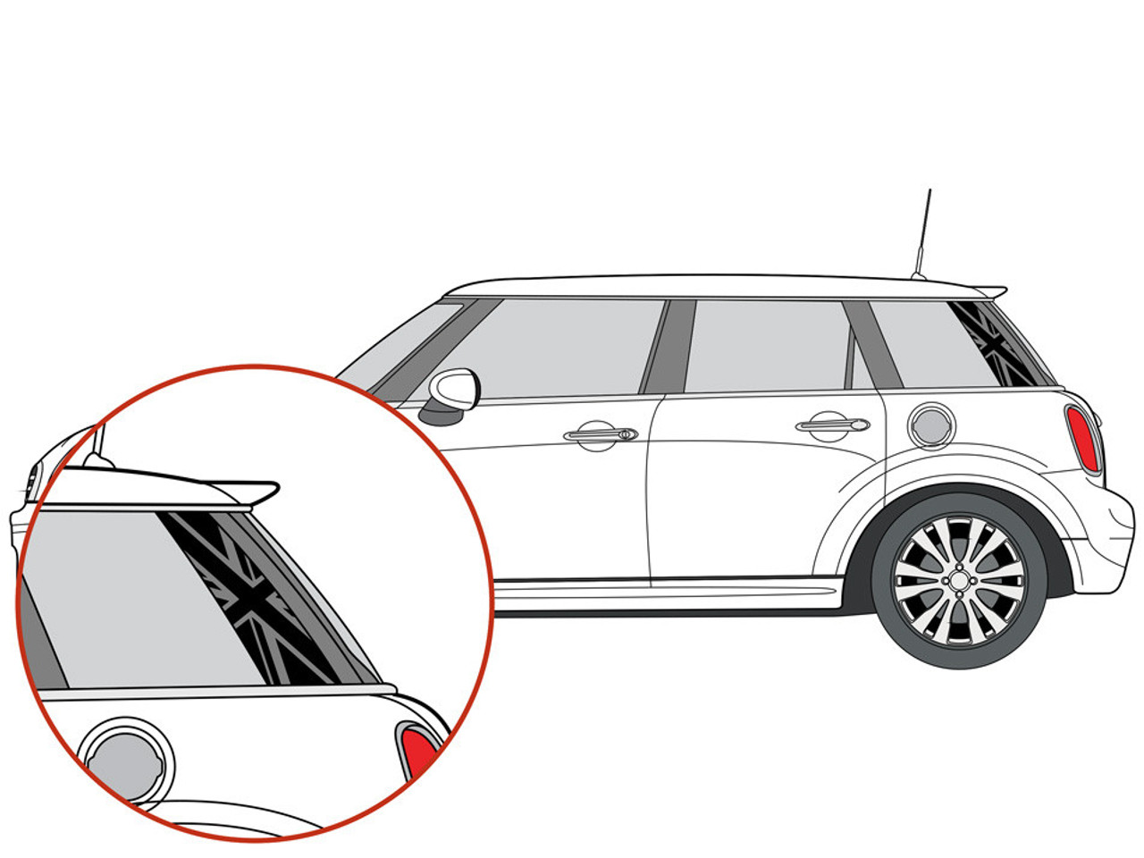 MINI Cooper Door Edge Guard Protector Set - MINI Cooper