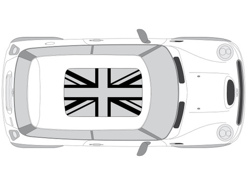 Decal Sets for MINI Cooper R56 2007 to 2013 Union Jack Sunroof ...