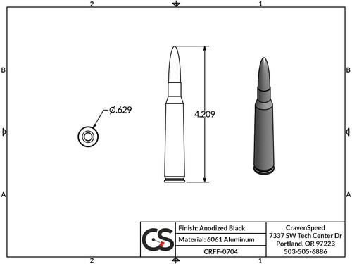 The Stubby Antenna for Chevrolet Avalanche 2nd gen 2007 to 2012 Bullet