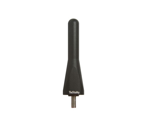 The Stubby Antenna for FIAT 500 2012 to 2019 Oval Base Black