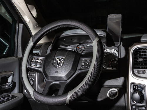 The CravenSpeed Gemini Phone Mount Installed in a Fiat Abarth 500