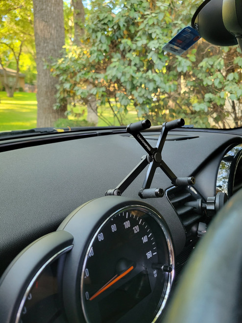The Gemini Phone Mount for MINI Cooper F55 2014 to 2024 Analog Cluster - Scissor