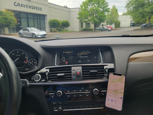 The Gemini Phone Mount for BMW X4 F26 2015 to 2018 Magsafe