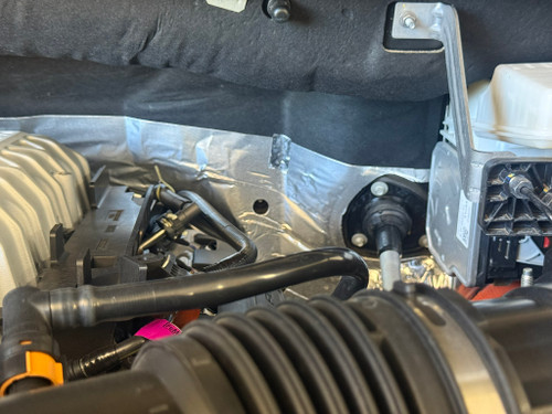 With OEM dipstick handle installed