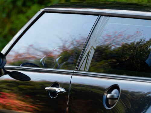 Decal Sets for MINI Cooper R53 2001 to 2006 Union Jack B-Pillar Matte White