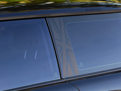 Decal Sets for MINI Cooper R53 2001 to 2006 Union Jack B-Pillar Matte White