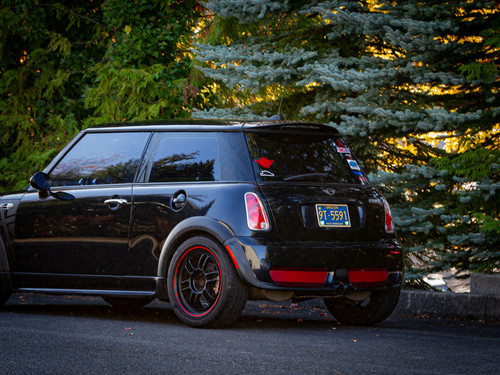 Decal Sets for MINI Cooper R53 2001 to 2006 Union Jack C-Pillar Matte Black