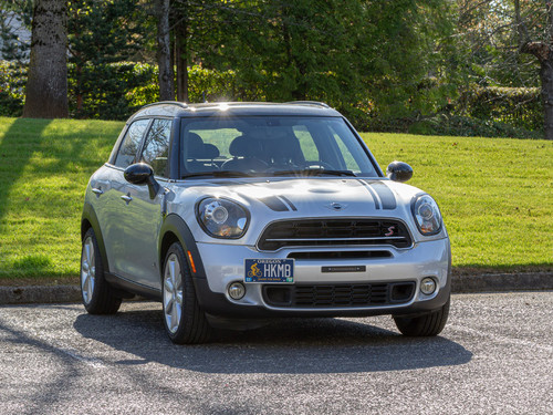 Decal Sets for MINI Countryman R60 2011 to 2016 Bonnet Split Stripes Matte Black