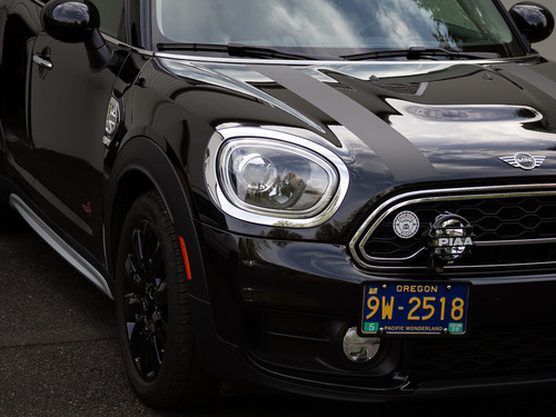 Decal Sets for MINI Convertible F57 2016 to 2024 Bonnet Stripes Matte White