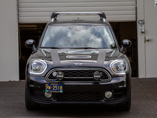 Decal Sets for MINI Convertible F57 2016 to 2024 Bonnet Stripes Matte White