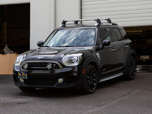 Decal Sets for MINI Countryman F60 2017 to 2024 Bonnet Stripes Matte White