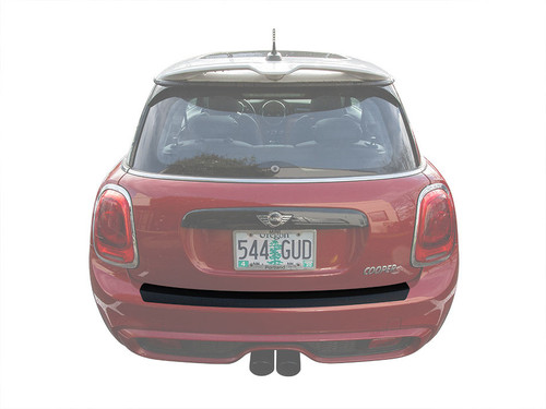 The CravenSpeed Vinyl Rear Bumper Protector installed on a MINI Cooper S F56