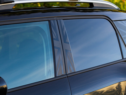 Decal Sets for MINI Countryman F60 2017 to 2024 Union Jack B-Pillar Matte Black