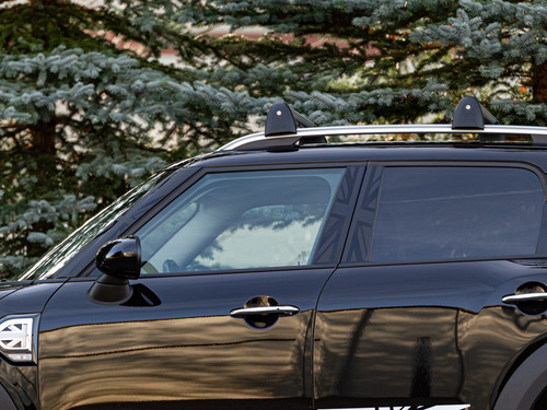 Decal Sets for MINI Countryman F60 2017 to 2024 Union Jack B-Pillar Matte White