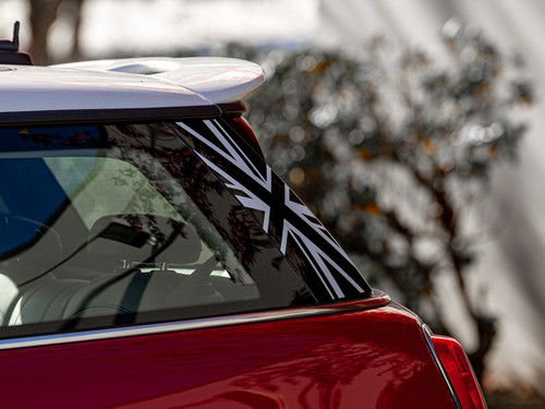 Decal Sets for MINI Cooper F56 2014 to 2024 Union Jack C-Pillar Matte White