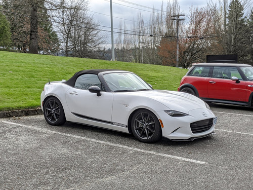 Decal Sets for Mazda MX-5 Miata 4th gen ND 2016 to 2025 Classic Door Side Stripe Gloss White