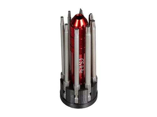 All bits and handle in holder - 8-bit toolkit