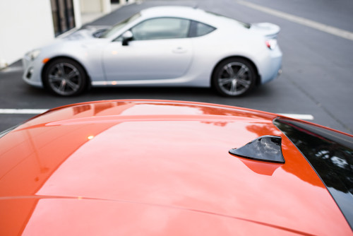 Shark Fin Antenna, Installs over factory base, installed on Subaru BRZ