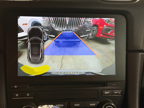 Once installed, the Action Cam Bumper Mount should not intere with the front parking/proximity sensors. 