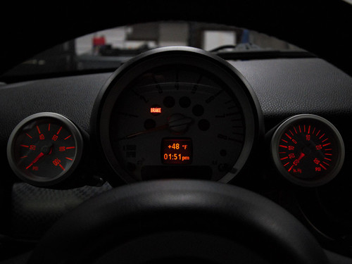 Classic Gauge Kit for MINI Convertible R57 (Cabrio) 2009 to 2015 R57 2009-2010 (N12/N14) Boost and Water Temp