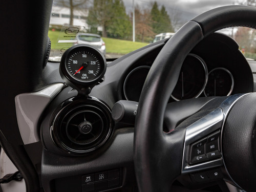 Classic Gauge Kit for Mazda MX-5 Miata 4th gen ND 2016 to 2025 Single Oil Temperature Gauge Kit