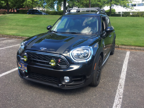 Blackout Beltline Trim Kit installed on MINI Coooper Countryman