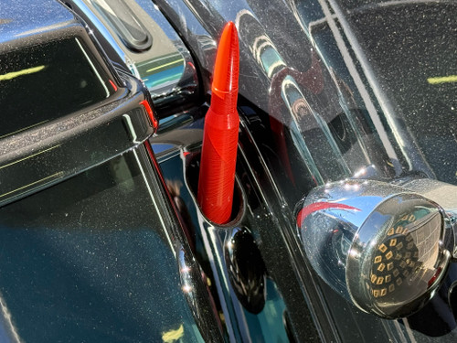 The Stubby Antenna for Harley-Davidson Road Glide 1998 to 2023 Orange Bullet