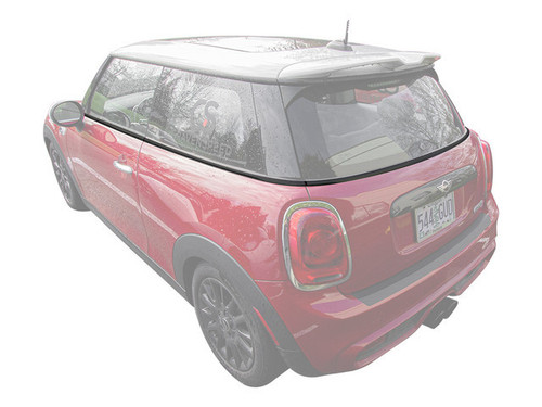 Blackout Beltline Trim Decal Kit for MINI Convertible R57 (Cabrio) 2009 to 2015 Gloss Black