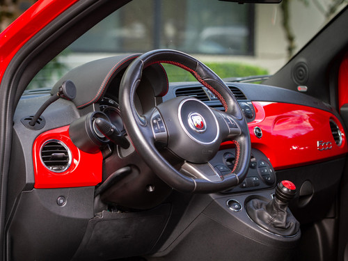 Shift Knob for FIAT 500 2012 to 2019 500 Abarth Only Red