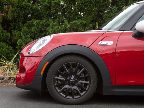 The CravenSpeed Lowering Springs installed on a 2016 MINI Cooper S