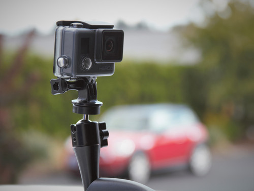 The Antenna Camera Mount, mounted on roof