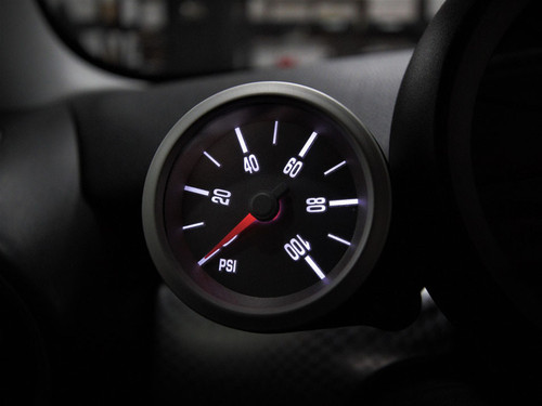 Performance Gauges for All Vehicles Marshall Instruments - Oil Temperature (°F) Chrome Bezel