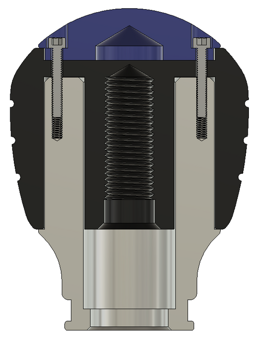Swappable Shift Knob Cap internals installation method