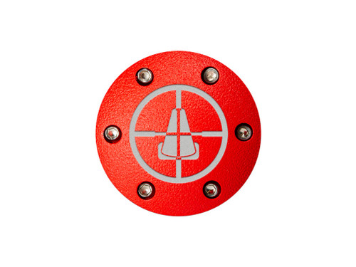 Swappable Shift Knob Cap for All Vehicles CONEHUNTER Red (Powder Coated)