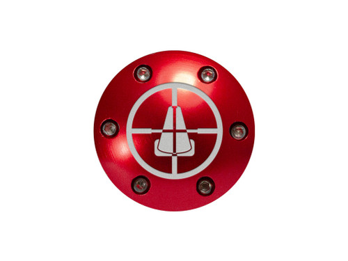 Swappable Shift Knob Cap for All Vehicles CONEHUNTER Red (Anodized)