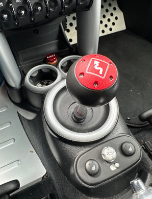 Swappable Shift Knob Cap for All Vehicles Custom Red (Powder Coated)