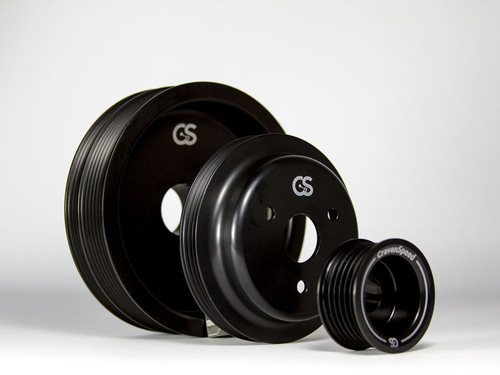 Lightweight Pulleys for Mazda 3 3rd gen BM, BN 2014 to 2018 Crank, Alternator, Water Pump Pulley Set for 2.0L Engine