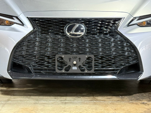 The Platypus License Plate Mount for Lexus IS XE30 2014 to 2025 2021-2025 (Facelift)