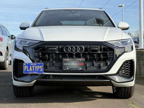 The Platypus License Plate Mount for Audi Q8 2019 to 2025