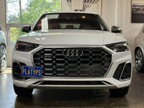 The Platypus License Plate Mount for Audi SQ5 80A 2018 to 2025 2021-2025 (Facelift)