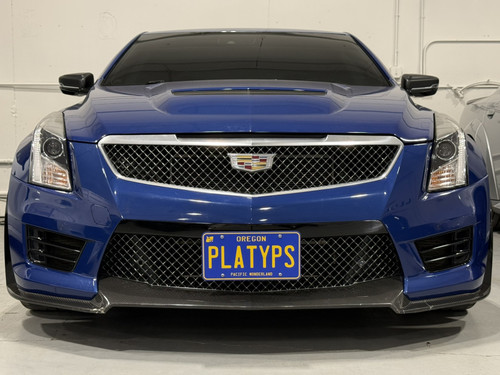 The Platypus License Plate Mount for Cadillac ATS-V 2016 to 2019