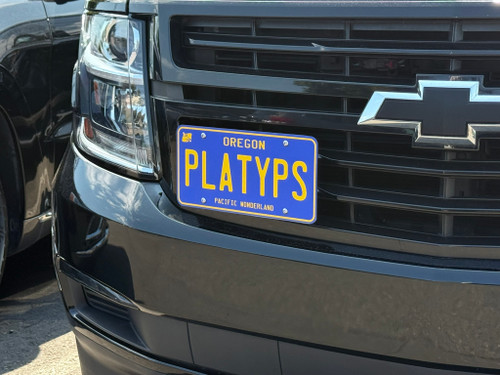 The Platypus License Plate Mount for Chevrolet Suburban 11th gen 2015 to 2020