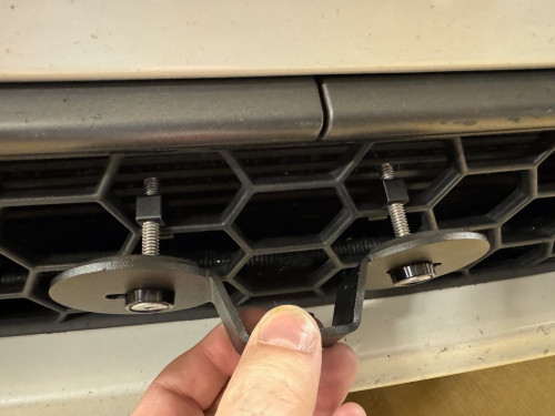 The Platypus License Plate Mount for Dodge Durango 3rd gen 2011 to 2026