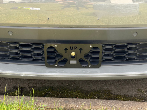The Platypus License Plate Mount for Dodge Durango 3rd gen 2011 to 2025